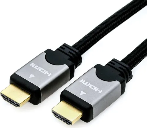 ROLINE High Speed HDMI mit Ethernetkabel 7.5 m - HDMI-Kabel & Videokabel mit Doppelisolierung, ideal für 3D-Übertragung und Audio Return Channel – perfekt für hochwertige Videoverbindungen.