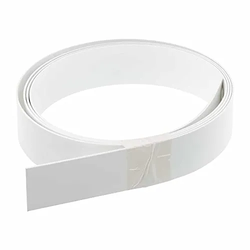 Flachleiste Abdeckleiste Fensterleiste 50mm breit 6m lang Kunststoff Flachprofil