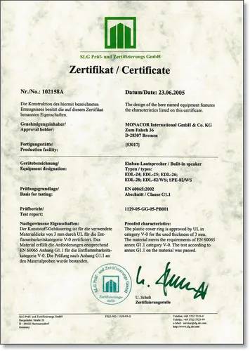 EDL-26 ELA-Deckenlautsprecher - Hochwertiger Lautsprecher für klare Soundwiedergabe, ideal für öffentliche Räume und Hintergrundmusik.