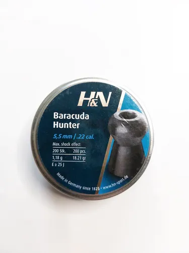 H&N Sport Baracuda Hunter 5,50 mm Diabolo Luftgewehrkugel Luftpistole 200 Stück