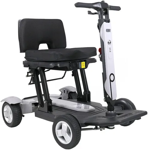 Prophete E-Seniorenroller, faltbar, 4-Rad, hellgrau