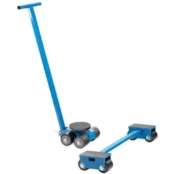 SEVICO Maschinen Transportrollen Set 4800kg mit Drehplatte