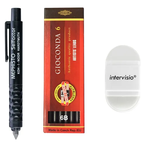 KohINoor 5301 Mechanischer Fallminenstift 5,6 mm Kunstoffminenhalter mit Gra...