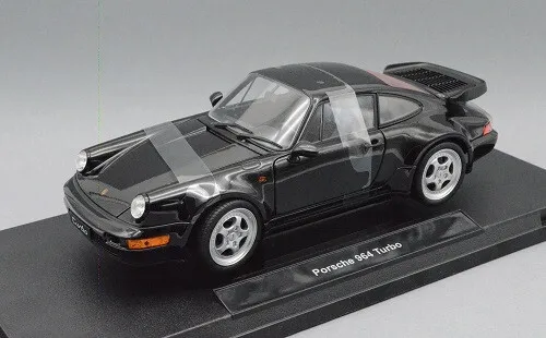 1:18 Welly Porsche 911 (964) Turbo 1989 white - Sonstige Verkehrsmodelle, detailgetreues Modell im Maßstab 1:18, ideal für Sammler und Porsche-Liebhaber.