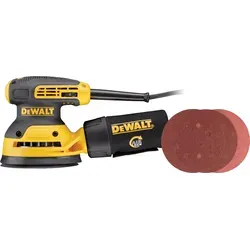 DeWalt DWE6423-QS + Bosch Schleifscheibe 125 mm K80, K120, K240 (25x)