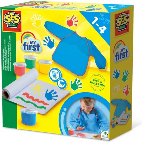 Ses My First Farbset mit Malschürze (14449) von SES