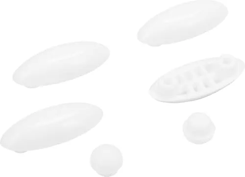 Cornat Puffersatz - Passend für Cornat WC-Sitz Ticino - Weiß - Kunststoff / Stoßdämpfer / Puffer-Set / Ersatz-Teile / Zubehör / TEC365040