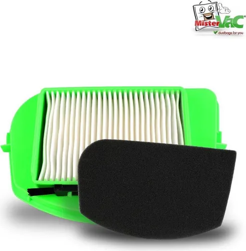 MisterVac Staubsaugerfilter Hepa Filter Ersatzfilter kompatibel mit Rowenta RO5342EA ,Type VC61PEO