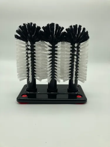 Spülbürste,Gläserbürste,Gastro 3x18cm Perlonbürsten für Gläser