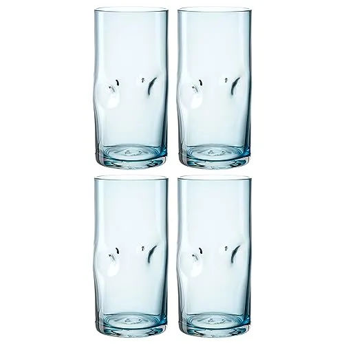 Leonardo Vesuvio Longdrinkglas Set 4-teilig in blau von LEONARDO