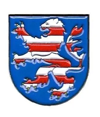 FahnenMax® Pin Anstecker Hessen Wappen