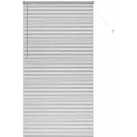 vidaXL Fensterjalousie mit Vorhängen Silber Aluminium - Panel-Jalousien, moderne und verstellbare Aluminium-Jalousien für optimale Lichtkontrolle und Privatsphäre in Wohnzimmer oder Schlafzimmer.