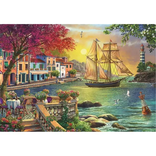 Produktbild ANATOLISCHES Puzzle Schöner Sonnenuntergang über dem Hafen 2000 Teile