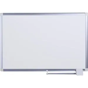 Bi-Office Magnetisches Whiteboard New Generation - Emaillierte Premiumoberfläche, trocken abwischbar und mit verstellbarer Stiftablage für maximale Flexibilität