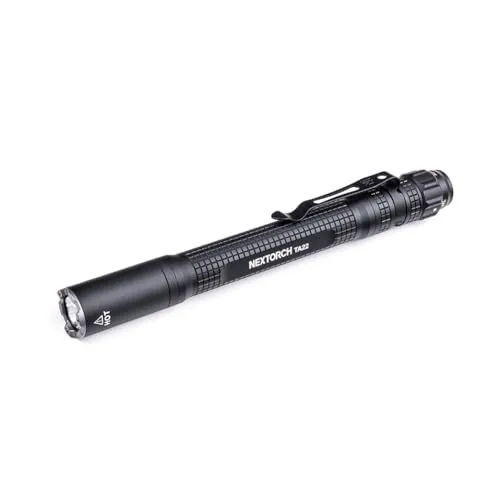 NEXTORCH TA22 Taktische Stiftlampe 850 Lumen, Aufladbare EDC LED-Taschenlampe im Stiftformat, Wasserdicht & Stoßfest mit Multimodus-Wähler, Ideal für Strafverfolgung, Notfälle, Camping & Alltag