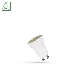 Spectrum LED GU10 MR11 4W = 40W 300lm 230V Reflektor 55° Warmweiß 3000K