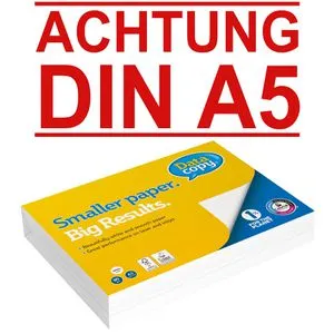 DataCopy Kopierpapier Everyday Printing, A5, 80g/qm, hochweiß, 500 Blatt