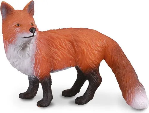 Collecta - 3388001 - Figur - Tiere des Waldes - Fuchs Roux, Rot/Ausflug, Einfarbig (Getaway Solids)