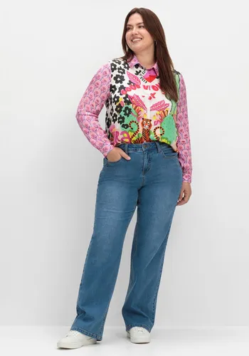 Sheego Klassische Bluse Hemdbluse Langarm von sheego