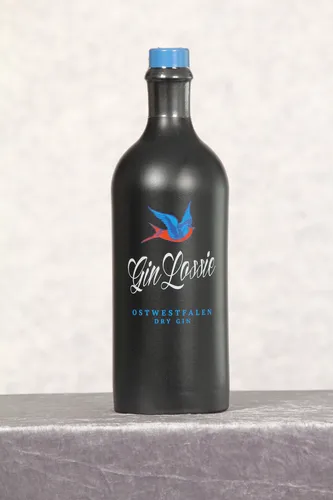 Gin Lossie Ostwestfalen Dry Gin 44 % Vol. - 0,7 Liter - Deutscher Dry Gin aus Ostwestfalen mit 44 % vol. - ideal für Cocktails oder purer Genuss.