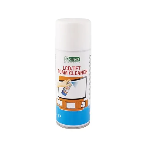 D.RECT Reinigungsschaum 400ml - Schaumreiniger, Display Reiniger, Bildschirmreiniger für Laptop, Tablet, Smartphones, LCD/TFT, LED, OLED - Screen Cleaner, Schaumreinigungsmittel