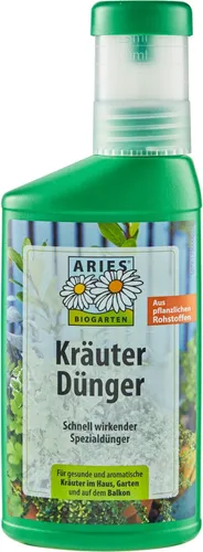 ARIES Kräuterdünger 250 ml – Organischer Flüssigdünger für aromatische Kräuter