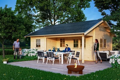 Blockbohlenhaus SKAN HOLZ St. Moritz von SKAN HOLZ