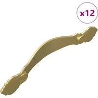 vidaXL Griff 12 Stk Gold 143 x 19,2 x 20 mm Zinklegierung 864720
