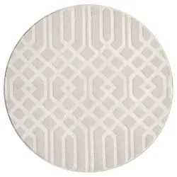 carpet city Kurzflor-Teppich Beige 200x200 cm - Moderne Teppiche für stilvolle Räume, pflegeleicht und strapazierfähig, ideal für Fußbodenheizung und vielseitig einsetzbar.