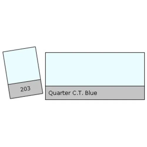 Lee Filter Roll 203 Qu. C.T. Blue von Lee