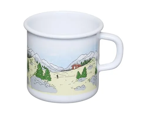 Riess Topf mit Bördel 8cm 3/8L Landlust