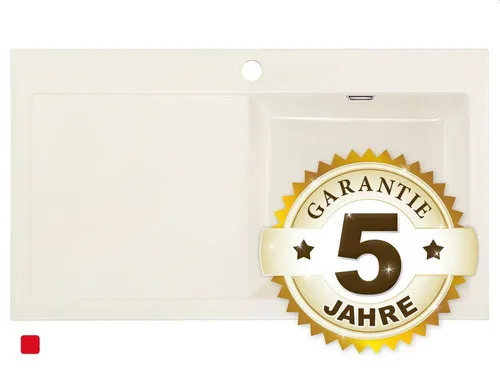 Systemceram Mera 90 Magnolie Keramikspüle von systemceram