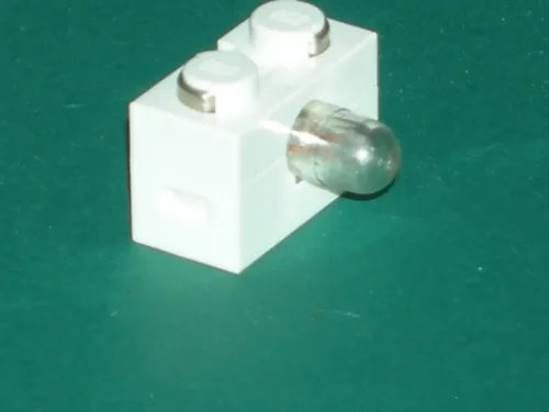 Lego City Eisenbahn Beleuchtung / Lichtstein 1 x 2, NEUWARE !!!