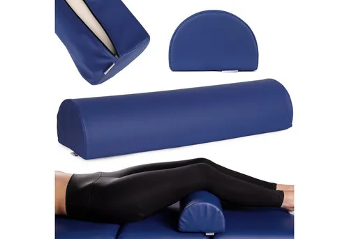 Habys Massageliege Halbrolle Knierolle Lagerungsrolle für Therapieliege 60x18x12cm Yoga