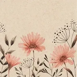 Home Fashion®, Delicate Flowers, Lunch-Servietten aufgefaltetes Maß 33 cm x 33 cm, im Viertelfalz, 20 Stück pro Pack