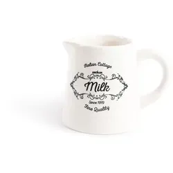 Excelsa Milchkännchen Fine Quality Keramik 11Xh8,5X8 Cm Weiß Und Schwarz