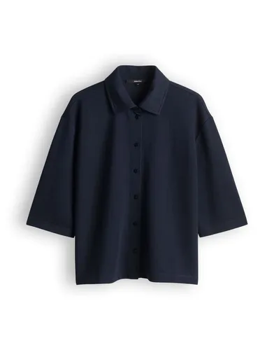 someday Shirttop - Stylisches Shirttop mit lässiger Boxy-Silhouette und überschnittenen Schultern. Aus weichem Jersey in Strickoptik, ideal für einen bequemen Look. Rückenlänge ca. 55 cm bei Größe 36.