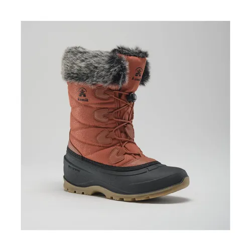Kamik Momentum 3 Winterstiefel - brick red (BRI) 42 - Wasserdichte Damen-Winterstiefel mit Kunstfell-Schneekragen und nachhaltiger HEAT-MX Wärmeisolierung für optimalen Kälteschutz und hohen Tragekomfort.