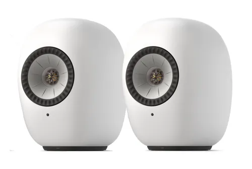KEF LS Luxe Aktivlautsprecher (Paarpreis, mineral white)