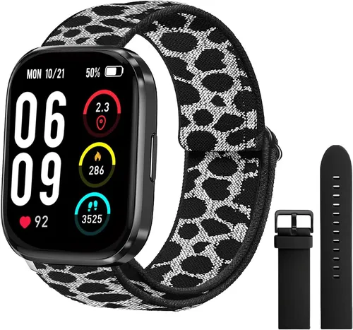 Vtkp Smartwatch (5,3 cm, android ios), Elegante Smartwatch mit 2.1 Zoll HD Touchscreen und vielseitigen