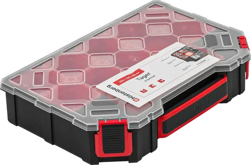 Kistenberg Sortimentskasten für Kleinteile - Werkzeugkästen mit herausnehmbarem Einsatz und transparentem Deckel, ideal für die Aufbewahrung von Schrauben, Muttern und Werkzeugen - perfekt für Heimwerker und Handwerker.