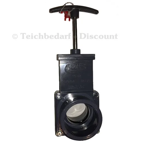 VALTERRA Zugschieber PVC Edelstahl Schieber Ø50 - Ø110 mm mit 2x Klebemuffe