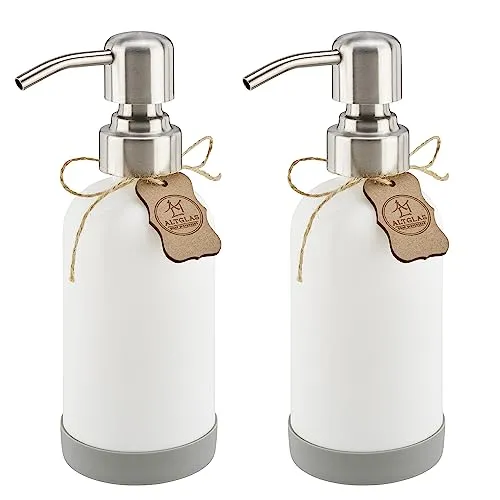 Seifen- & Lotionsspender Weiß von Altglas