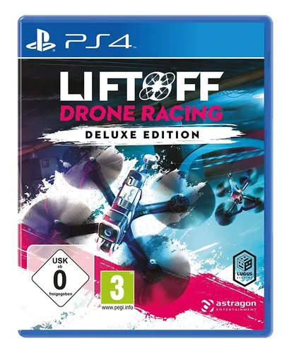 Astragon Liftoff: Drone Racing Standard für PS4 - Drohnen-Rennsimulation für PlayStation 4 mit 27 lizenzierten Drohnenrahmen und über 60 Strecken. Ideal für Einsteiger und Profis, mit realistischem Fluggefühl und spannenden Multiplayer-Möglichkeiten.