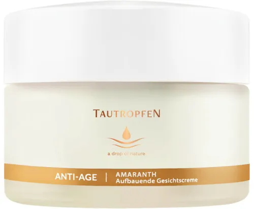 TAUTROPFEN Amaranth Anti Age Gesichtscreme 50 ml - Tagespflege für anspruchsvolle Haut, unterstützt intensive Regeneration und sorgt für geschmeidige, vitalisierte Haut dank Bio-Amaranth und pflegenden Ölen.
