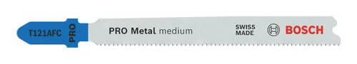 Bosch Accessories 2608655106 PRO Metal medium T121AFC Stichsägeblatt, 92 mm, 5-tlg. 5 St.