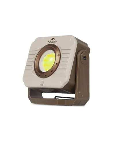 Naturehike Campinglampe 1200LM, Aufladbare LED-Arbeitsleuchte, Multifunktional, IPX4-Wasserdicht, 5 Lichtmodi, Ideal für Outdoor & Camping