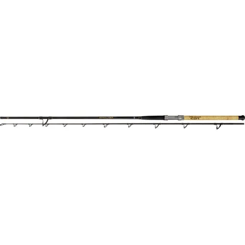 Black Cat Welsrute Battle Cat XH 3,20m 250g - Angelrute für Ansitzangeln auf Waller, parabolischer Blank für optimale Bisserkennung und Wurfgewicht von 250g, ideal für erfahrene Angler.