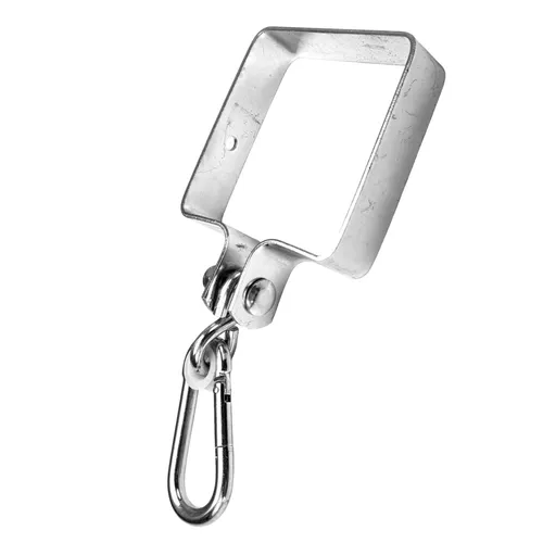 Schaukelhaken 100x100mm - 3mm Breit verzinkt Schaukelbefestigung für Kantholz