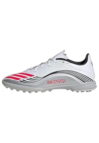 adidas Unisex F50 Messi League Turf Fußballschuhe - Hochwertige Fußballschuhe mit HybridTouch-Obermaterial und Gummiaußensohle für optimalen Grip auf Kunstrasen und Hartplätzen. Ideal für ambitionierte Spieler.
